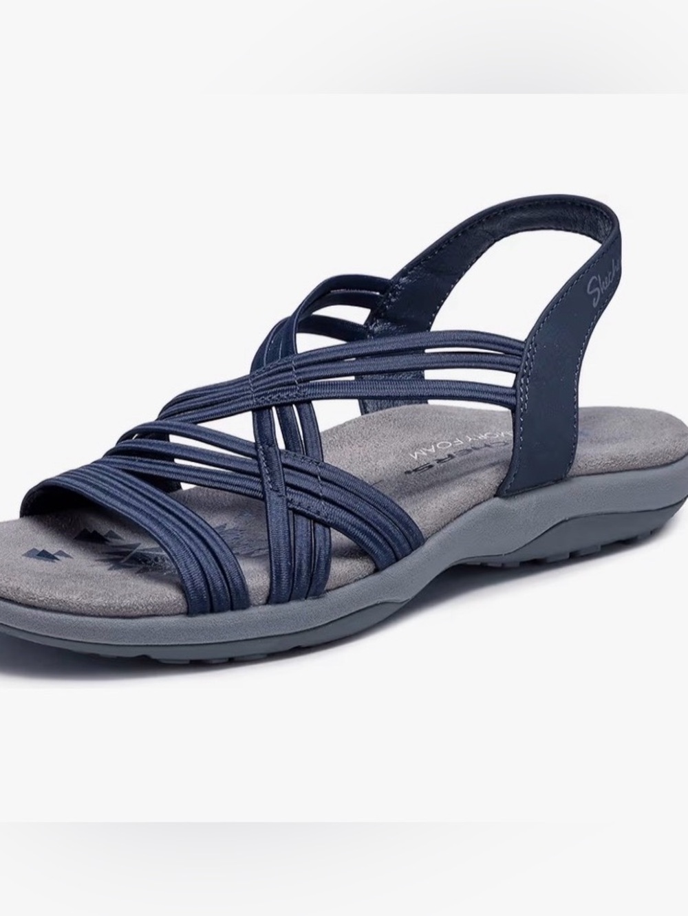 Sketchers Reggae Ladies Sandal Navy